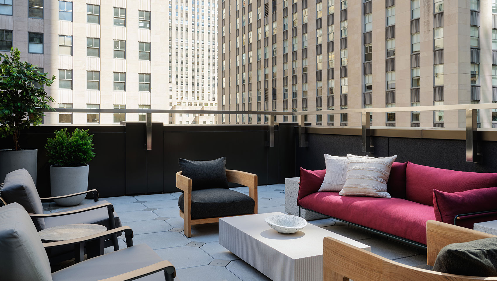 Outdoor Terrace Table at Kimpton Era