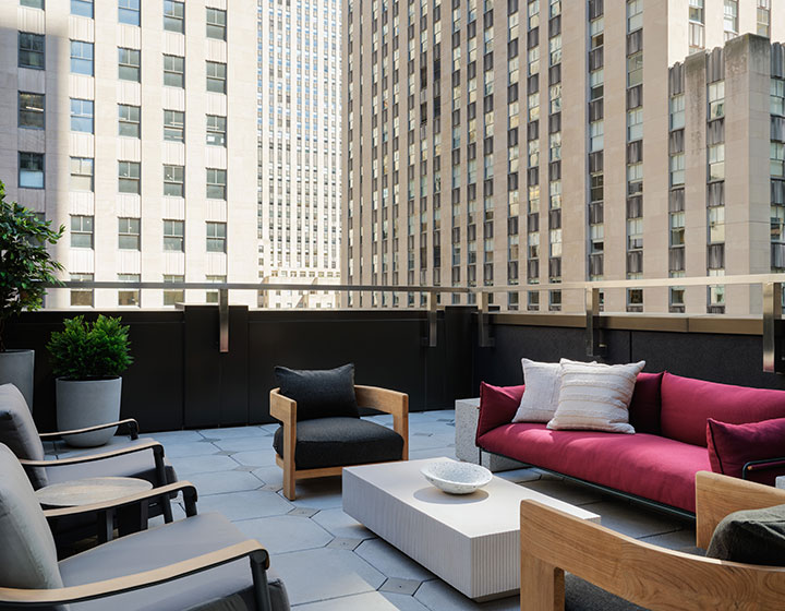 rooftop terrace